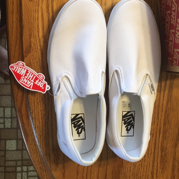 Vans Shoes - White Vans - brand new